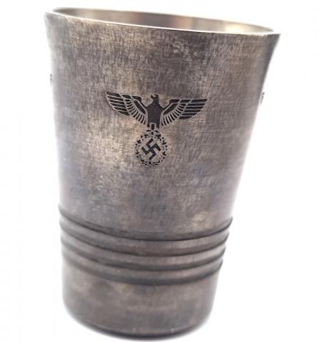 NSDAP Adolf Hitler High Leaders silverware set ah monogram berghof original for sale