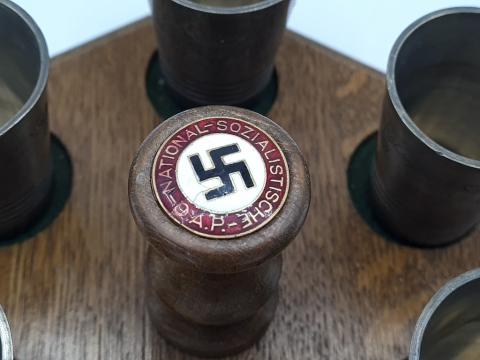 NSDAP Adolf Hitler High Leaders silverware set ah monogram berghof original for sale