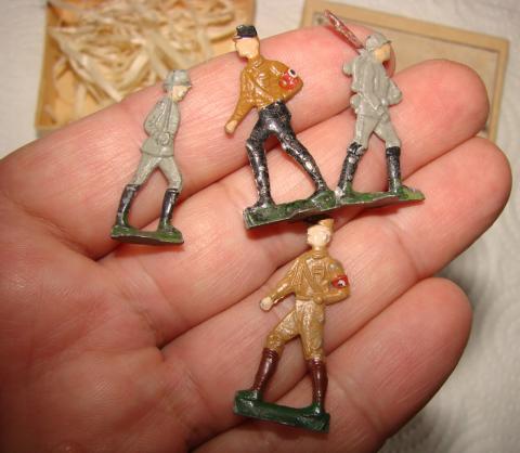  SA WAFFEN SS TOY FIGURINE ORIGINAL HJ HITLER YOUTH FIGURINE TIN ELASTOLIN LINEOL