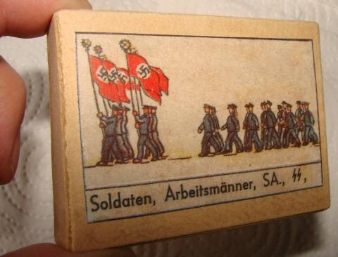  SA WAFFEN SS TOY FIGURINE ORIGINAL HJ HITLER YOUTH FIGURINE TIN ELASTOLIN LINEOL