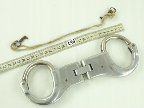 Waffen SS Gestapo Berlin Police Handcuffs prison prisoner pow original for sale