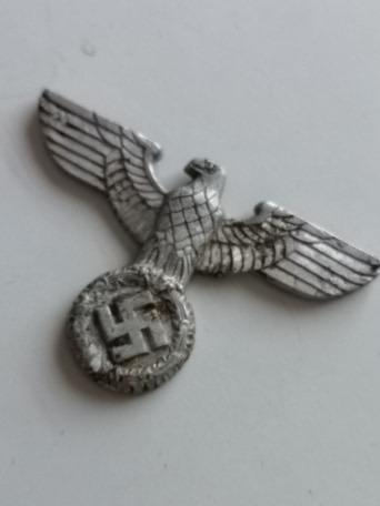SA - NSDAP THIRD REICH POLITICAL EAGLE CAP INSIGNIA BY RZM M1/120