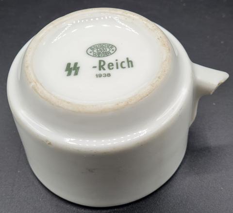 Waffen Ss DAS-REICH Porcelain Coffee Cup With A Broken Handle