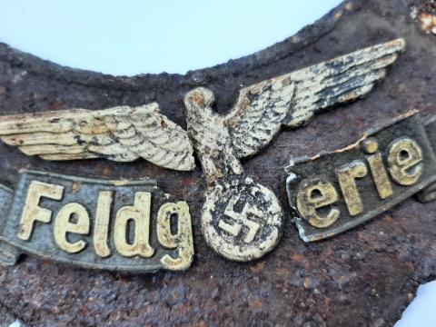 Waffen SS Gestapo Polizei police feldgendarmerie gorget original for sale