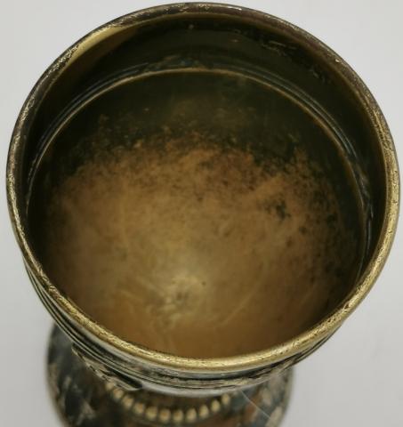 WAFFEN SS MEMBERSHIP SUPPORTER SILVERWARE VODKA CUP WITH SS RUNES & SWASTIKA