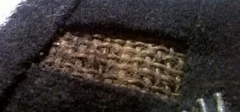 WAFFEN SS OFFICER COLLAR TAB SS RUNES FLATWIRE TUNIC REMOVED