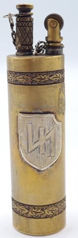 waffen ss panzer division totenkopf das reich lighter original ss-vt hitler