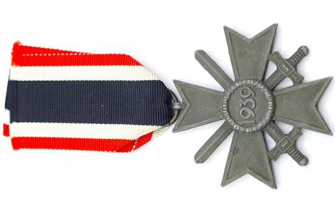 War Merit Cross medal 2nd class with swords 1939 third reich wehrmacht - waffen ss