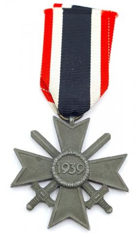 War Merit Cross medal 2nd class with swords 1939 third reich wehrmacht - waffen ss