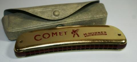 WAR TIME GERMANY WEHRMACHT WAFFEN SS HOHNER HARMONICA WITH CASE