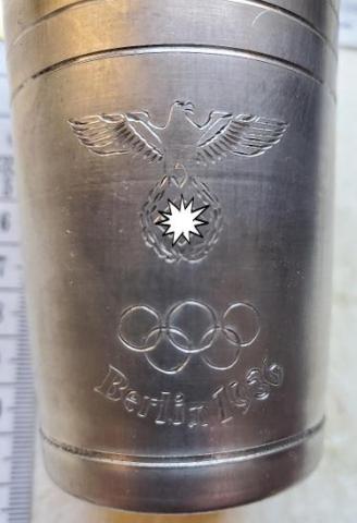 WW2 GERMAN NAZI 1936 BERLIN OLYMPICS THIRD REICH ADOLF HITLER SILVER TORCH