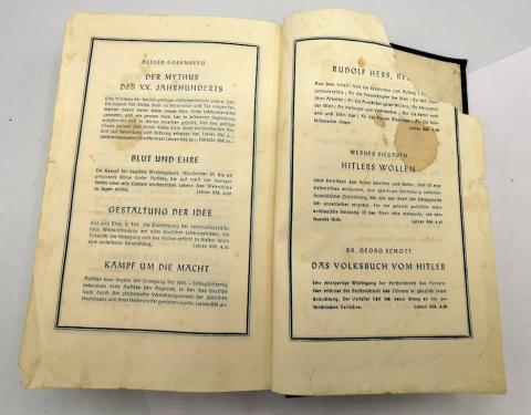 WW2 GERMAN NAZI ADOLF HITLER MEIN KAMPF BOOK POCKET SOLDIER EDITION ORIGINAL