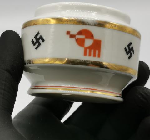 WW2 GERMAN NAZI AFRIKA KORPS SWASTIKA PORCELAIN ALLACH KPM NSDAP HITLER 