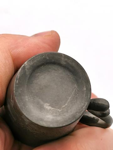 WW2 GERMAN NAZI AMAZING SET OF 6 WAFFEN SS TOTENKOPF VODKA CUPS ON WOODEN HANDLE