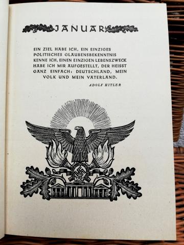WW2 GERMAN NAZI DAS DEUTSCHE HAUS BUCH 1943 book NSDAP THIRD REICH