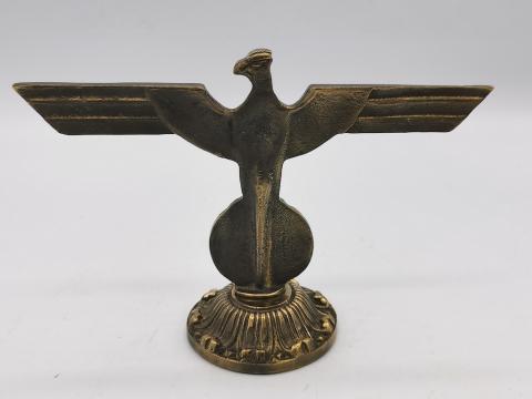 WW2 GERMAN NAZI EARLY NSDAP METAL EAGLE ORNAMENT MILITARIA DEALER AUCTIONS