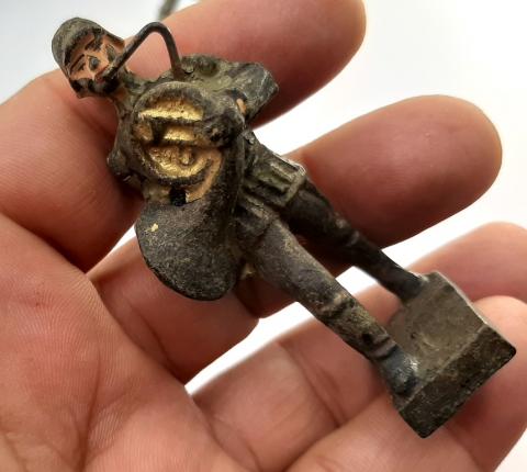 WW2 GERMAN NAZI ELASTOLIN HAUSSER LINEOL PARADE MUSICAL FIGURINE TOY WEHRMACHT