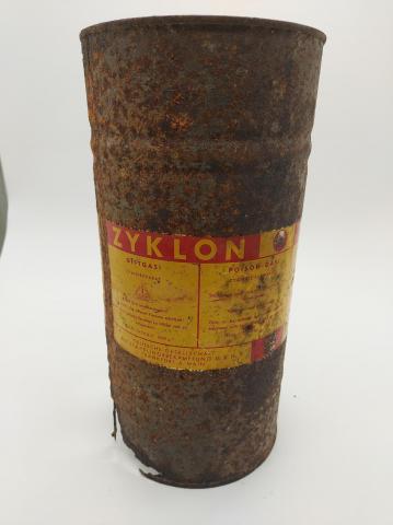 original for sale AUSCHWITZ BIRKENAU CONCENTRATION CAMP ZYKLON B CANISTER