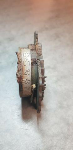 WW2 GERMAN NAZI EXTREMELY RARE LUFTWAFFE ENIGMA CYPHER MACHINE ROTOR GEAR WITH SERIAL NUMBER HISTORICAL ITEM