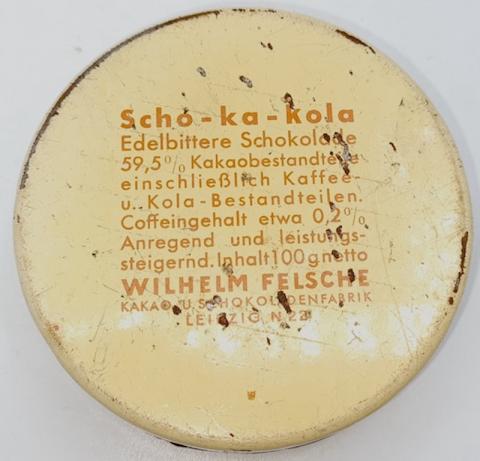 ORIGINAL FOR SALE SCHO-KA-KOLA EMPTY TIN CAN EAGLE PERVITIN DRUG