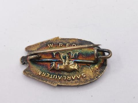 WW2 GERMAN NAZI HITLER YOUTH HJ DJ 1938 MEMBERSHIP PIN MARKED