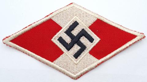 WW2 GERMAN NAZI HITLER YOUTH HJ DJ TUNIC SLEEVE PATCH UNIFORM FOR SALE