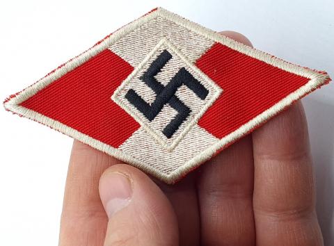 WW2 GERMAN NAZI HITLER YOUTH HJ DJ TUNIC SLEEVE PATCH UNIFORM FOR SALE