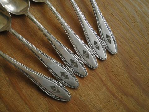 WW2 GERMAN NAZI HITLER YOUTH SPOONS CASE HJ SILVERWARE CUTLERY ORIGINAL HITLERJUGEND