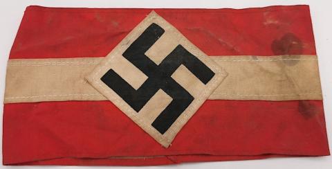 WW2 GERMAN NAZI HJ ARMBAND HITLER YOUTH UNIFORM TUNIC ARMBAND