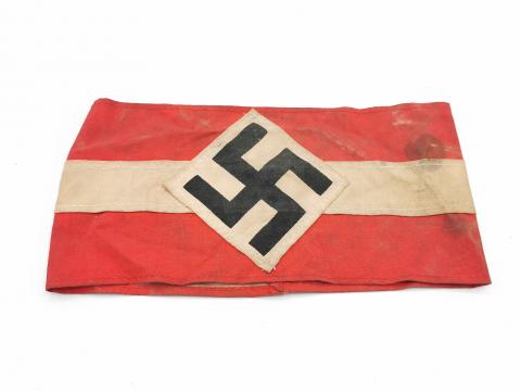 WW2 GERMAN NAZI HJ ARMBAND HITLER YOUTH UNIFORM TUNIC ARMBAND WW2 GERMAN NAZI HJ ARMBAND HITLER YOUTH UNIFORM TUNIC ARMBAND