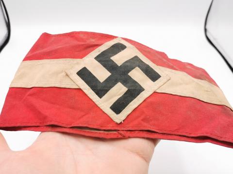 WW2 GERMAN NAZI HJ ARMBAND HITLER YOUTH UNIFORM TUNIC ARMBAND WW2 GERMAN NAZI HJ ARMBAND HITLER YOUTH UNIFORM TUNIC ARMBAND
