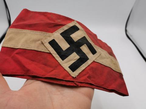 WW2 GERMAN NAZI HJ ARMBAND HITLER YOUTH UNIFORM TUNIC ARMBAND WW2 GERMAN NAZI HJ ARMBAND HITLER YOUTH UNIFORM TUNIC ARMBAND