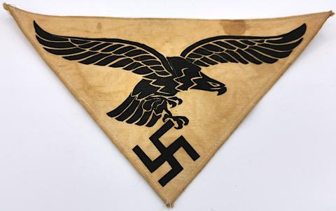 WW2 GERMAN NAZI LUFTWAFFE CLOTH PATCH CAP INSIGNIA ORIGINAL SALE EAGLE SWASTIKA THIRD REICH