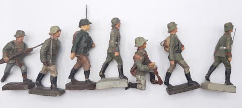 WW2 GERMAN NAZI WEHRMACHT FIGURINE TOY 1930S GERMANY ELASTOLIN LINEOL HAUSSER SCHUCO