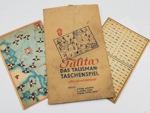 WW2 GERMAN NAZI LUFTWAFFE BOARD GAME EXTRA CARDS WITH ENVELOPPE