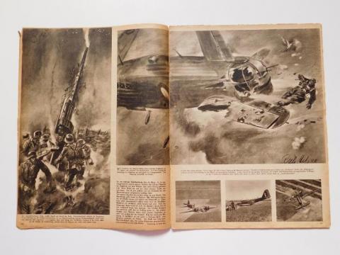 WW2 GERMAN NAZI LUFTWAFFE MAGAZINE ADLER flak HERMANN GORING LW THIRD REICH JOURNAL