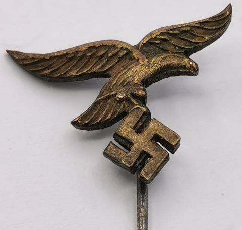 WW2 GERMAN NAZI LUFTWAFFE STICK PIN STICKPIN HERMANN GOERING ORIGINAL THIRD REICH EAGLE AND SWASTIKA