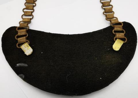 WW2 GERMAN NAZI NICE WAFFEN SS GORGET CHAIN totenkopf police gendarmerie original for sale