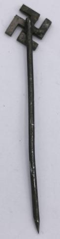 WW2 GERMAN NAZI NSDAP PARTISAN SWASTIKA PIN STICKPIN