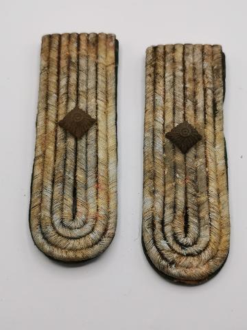 WW2 GERMAN NAZI Oberleutnant Gebirgsjäger WH shoulder board set wehrmacht 3 REICH