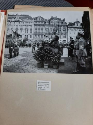 WW2 GERMAN NAZI WAFFEN SS TOTENKOPF PHOTOS ALBUM ORIGINAL Reinhard Heydrich HIMMLER