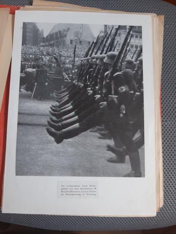 WW2 GERMAN NAZI WAFFEN SS TOTENKOPF PHOTOS ALBUM ORIGINAL Reinhard Heydrich HIMMLER