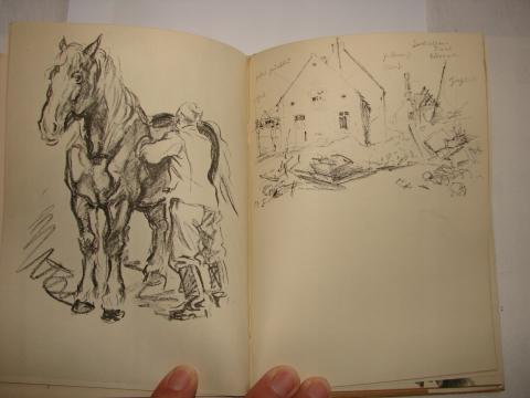WW2 GERMAN BOOK DRAWINGS SKETCHES Germany Ernst Eigener - My sketchbook World War II France Wehrmacht 1941