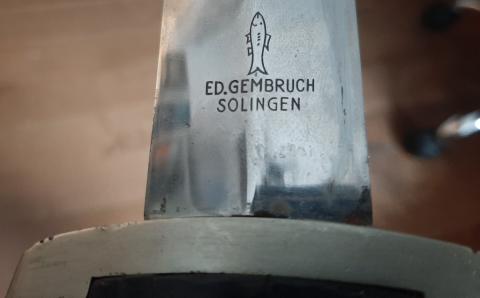 WW2 GERMAN NAZI ORIGINAL EARLY M33 SS DAGGER Ed. Gembruch, Solingen