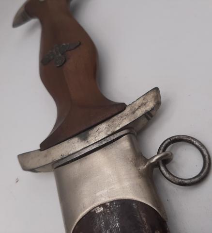 WW2 GERMAN NAZI EARLY M34 SA DAGGER August Bickel Steinbach Hallenberg RARE MAKER WW2 GERMAN NAZI EARLY M34 SA DAGGER August Bickel Steinbach Hallenberg RARE MAKER