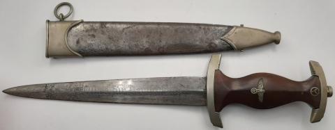 WW2 GERMAN NAZI RARE EARLY SA DAGGER Justinuswerk Solingen NICE MAKER