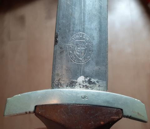 WW2 GERMAN NAZI RARE EARLY SA DAGGER Justinuswerk Solingen NICE MAKER