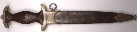 WW2 GERMAN NAZI RARE EARLY SA DAGGER Justinuswerk Solingen NICE MAKER