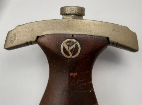 WW2 GERMAN NAZI RARE EARLY SA DAGGER Justinuswerk Solingen NICE MAKER