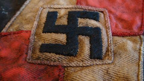 WW2 GERMAN NAZI HITLER YOUTH HJ DJ FLAG PENNANT ORIGINAL JEUNESSE HITLERIENNE DRAPEAU